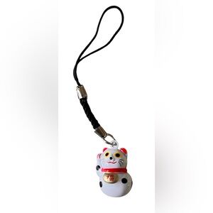 Lucky Cat Phone Charm